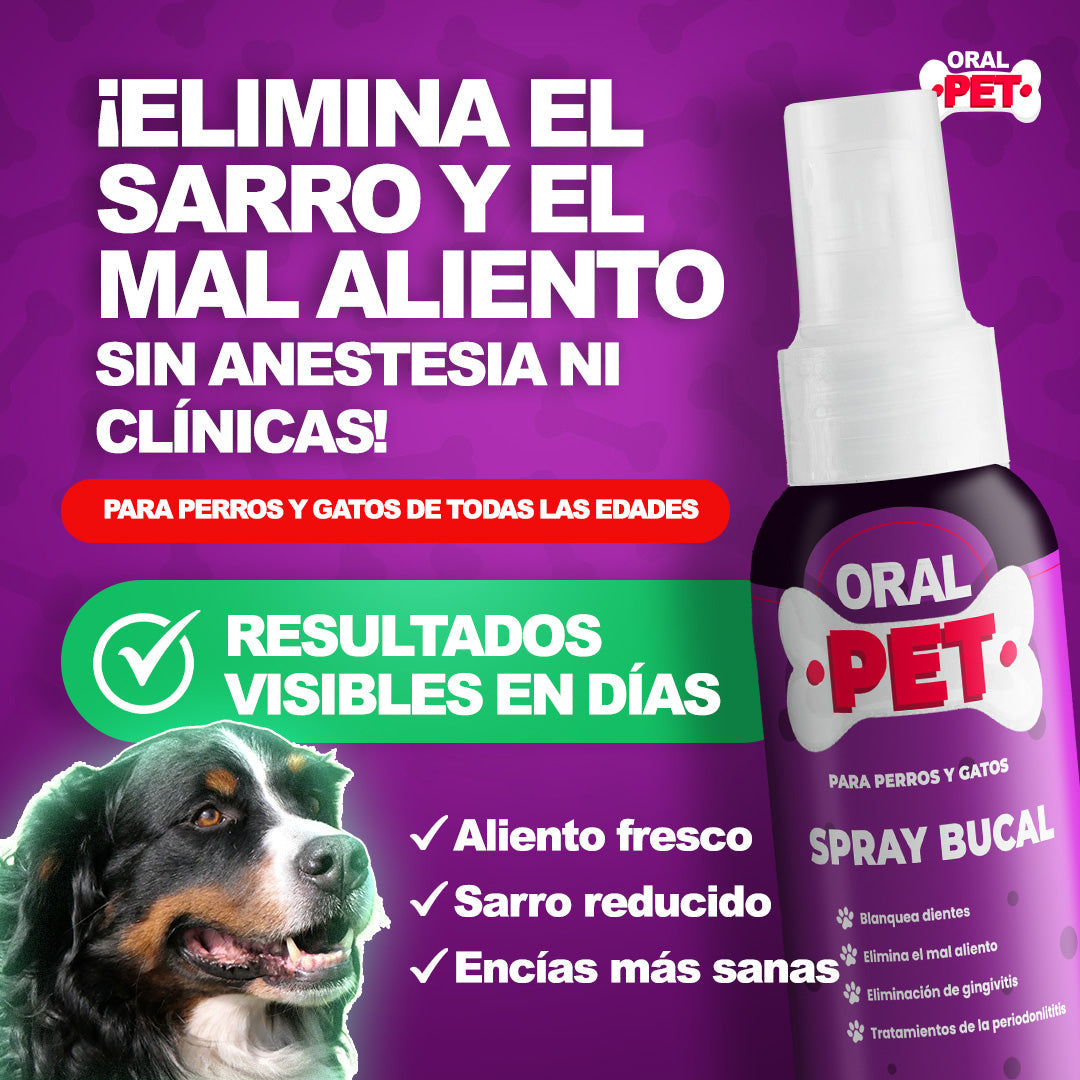 OralPet spray de Salud Dental Perros y Gatos