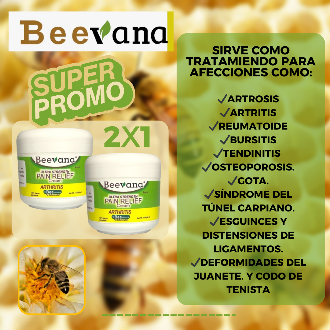 Beevana™️ Crema para dolores y articulaciones