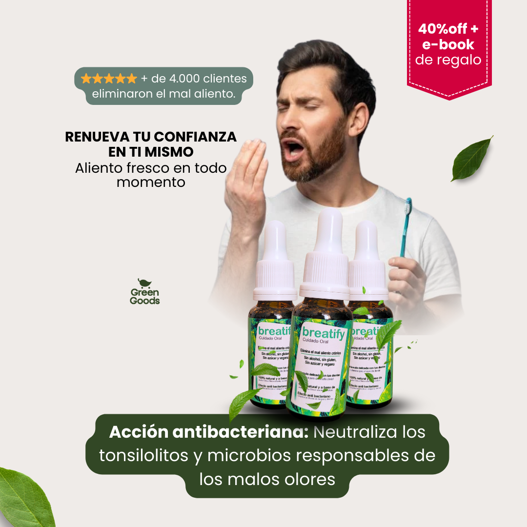 Breatify -¡Dile adiós al mal aliento!