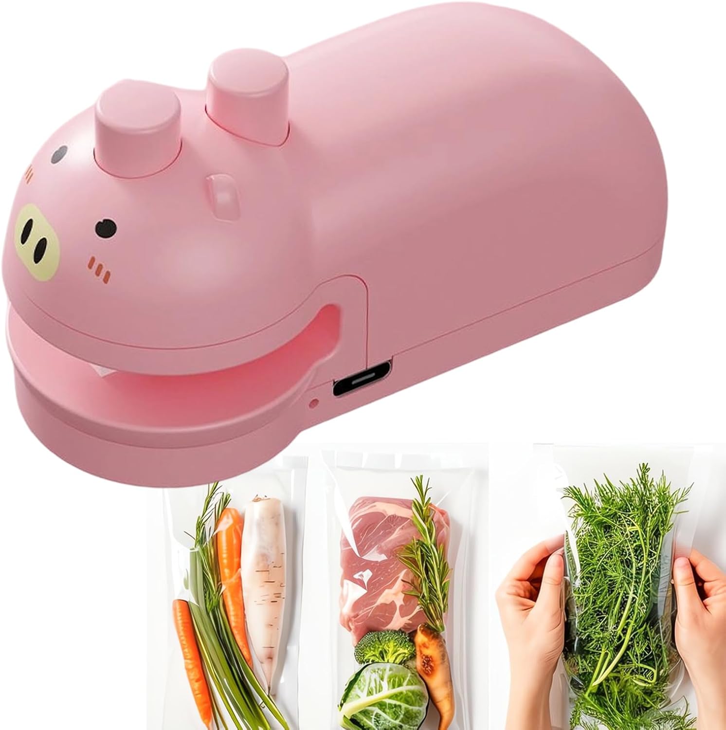 Mini Sellador de Bolsas Portátil