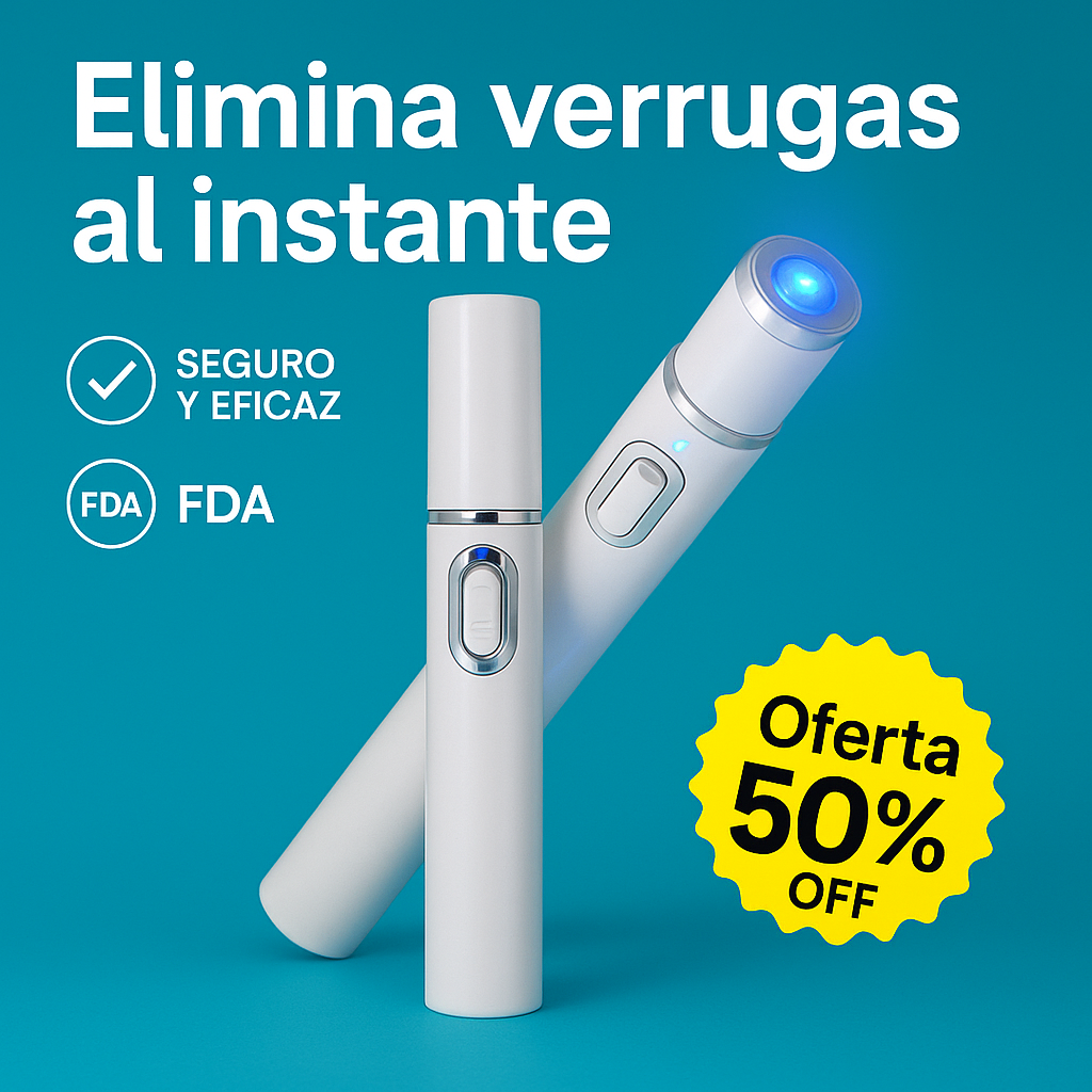 Lápiz Láser : Ayuda a mejorar la apariencia de verrugas y marcas en casa