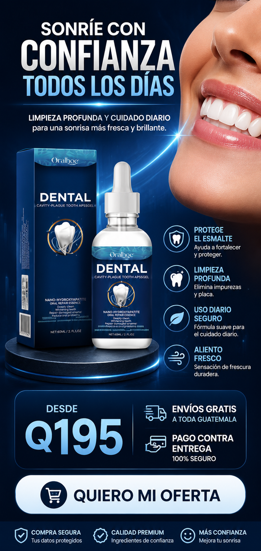 Reparador bucal - Elimina caries, placa y sarro, restaurador de dientes 🦷✨
