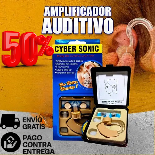 Audífono amplificador Escucha claro al instante