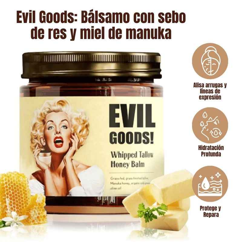 Evil Goods™: Bálsamo con sebo de res y miel de manuka