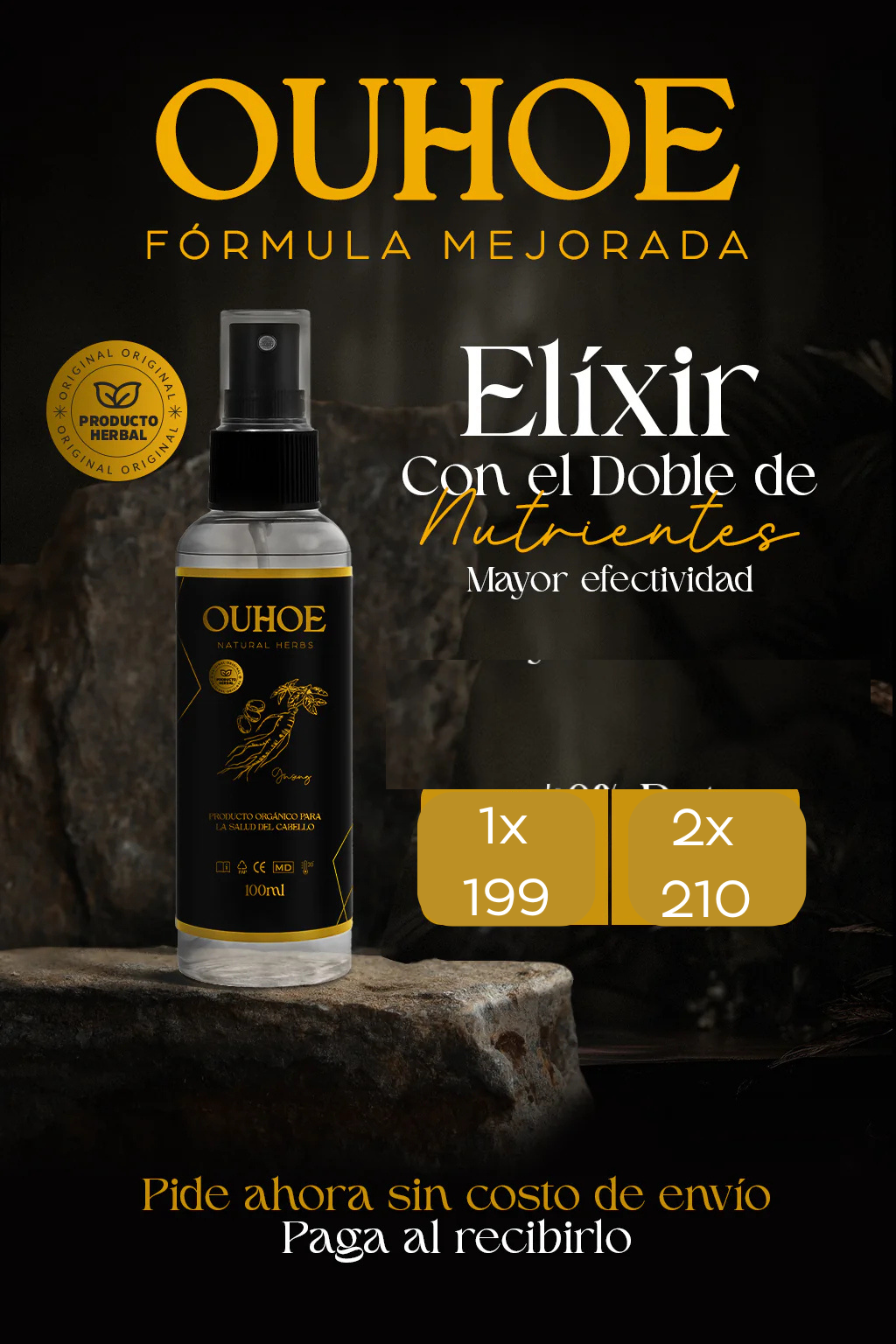 Ouhoe | TÓNICO CRECIMIENTO CAPILAR