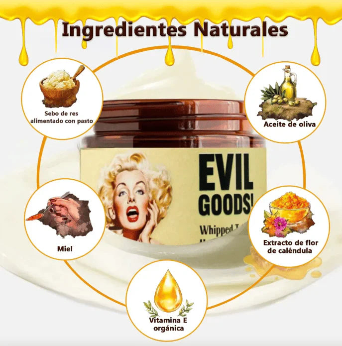 Evil Goods™: Bálsamo con sebo de res y miel de manuka