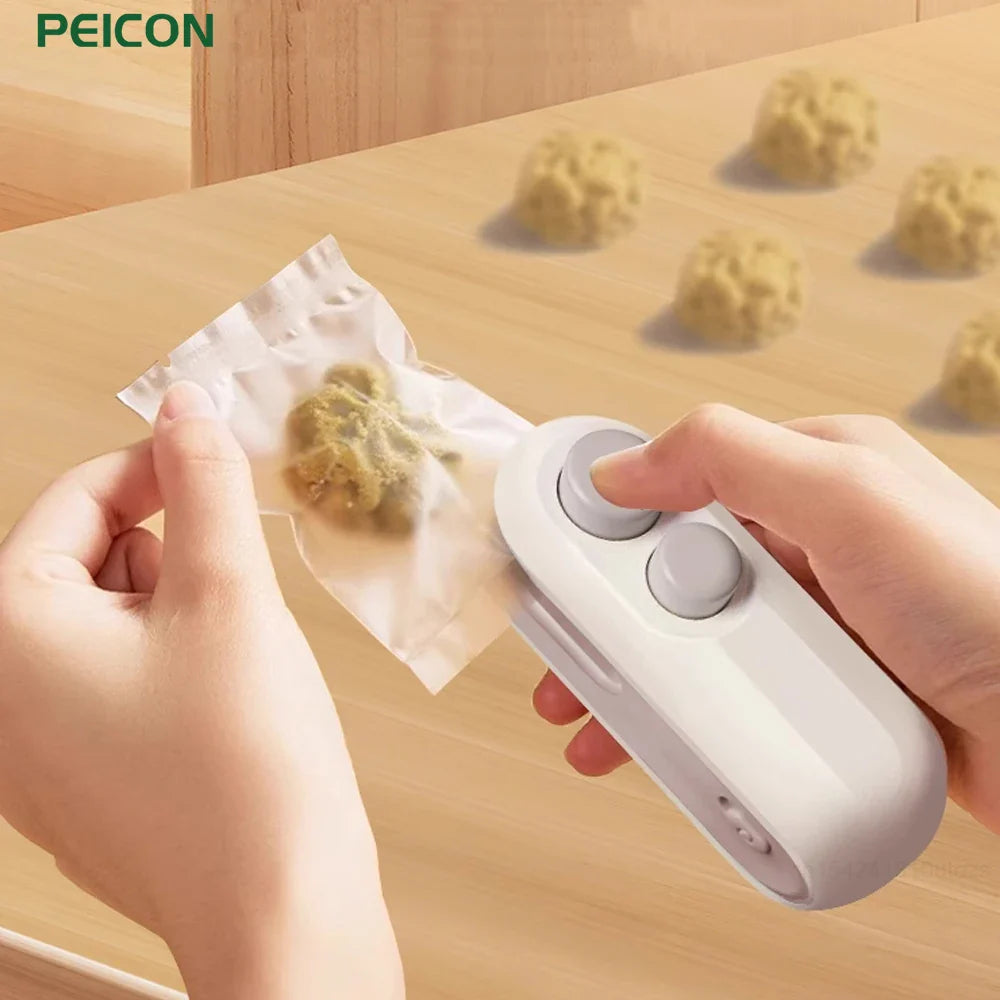 Mini Sellador de Bolsas Portátil