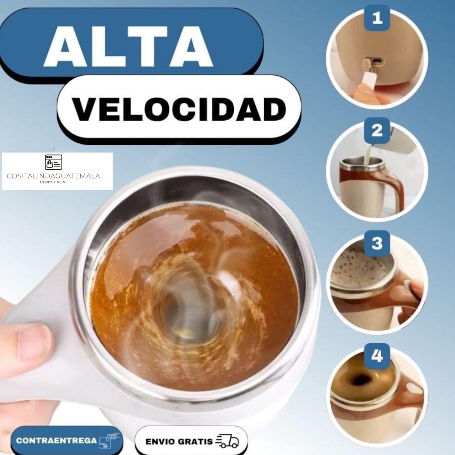 Taza Auto Mezcladora