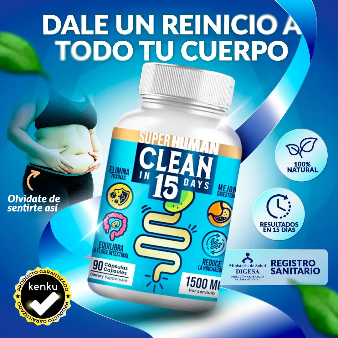 Limpieza Completa Estomacal en 15 días