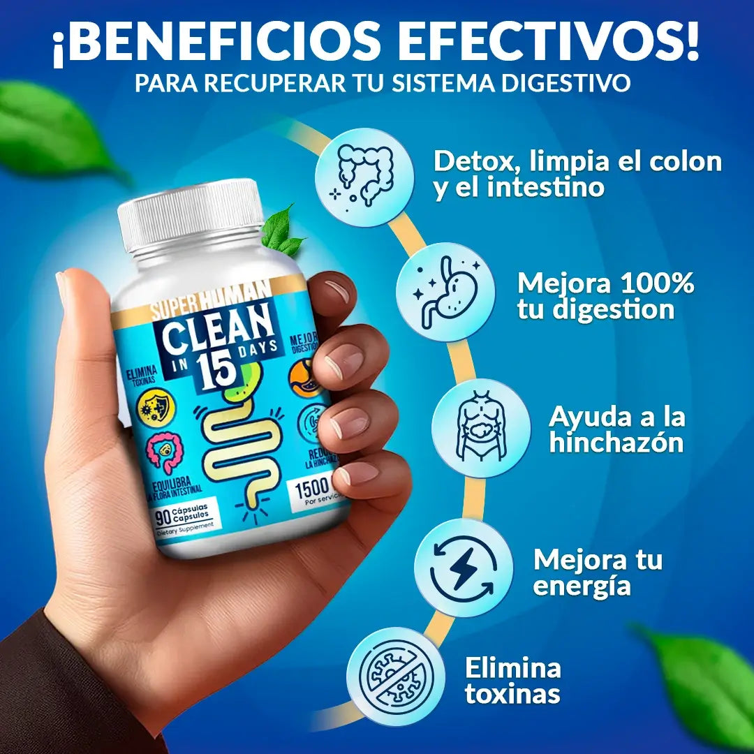 Limpieza Completa Estomacal en 15 días