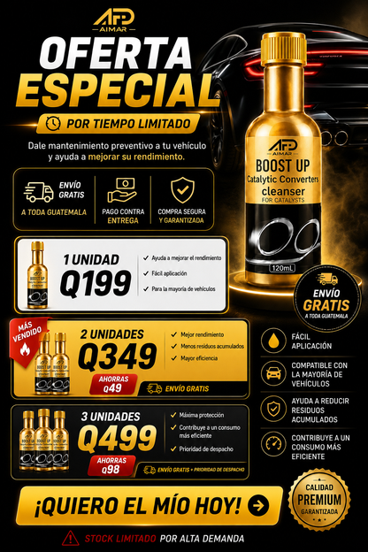 Limpia Catalizador Turbo + ENVIO GRATIS